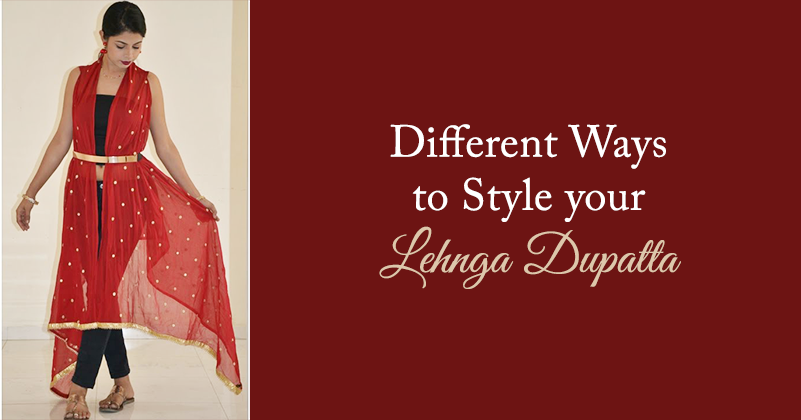 5 Ways to Style the Dupatta of your Lehenga! : BetterButter Blog ...
