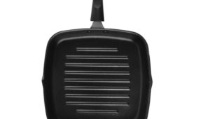 Cello Aluminium Non-Stick Grill Pan Square Black