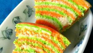 Tri Colour Cake