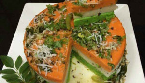 Tri Colour Dhokla