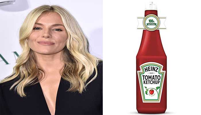 Sienna Miller Ketchup As Hair Bleach