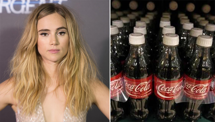 Suki Waterhouse Coca Cola As Shampoo
