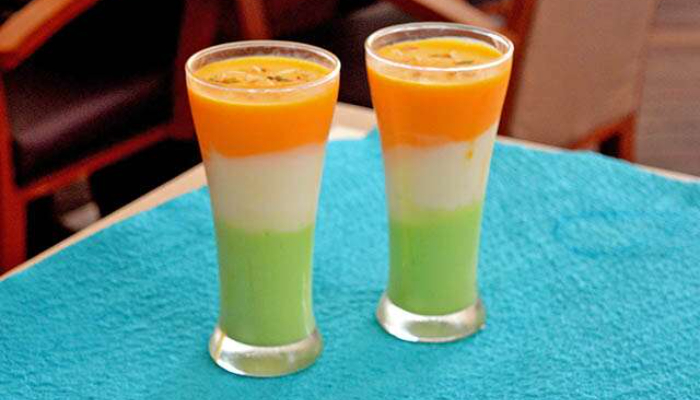 Tiranga Lassi - Tiranga food recipes