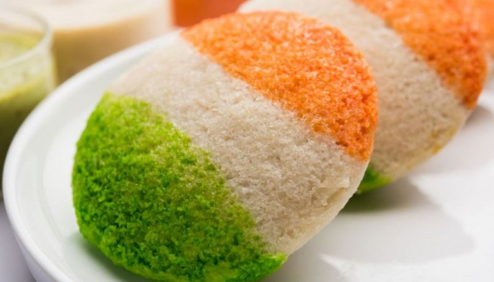 Tricolor Idli