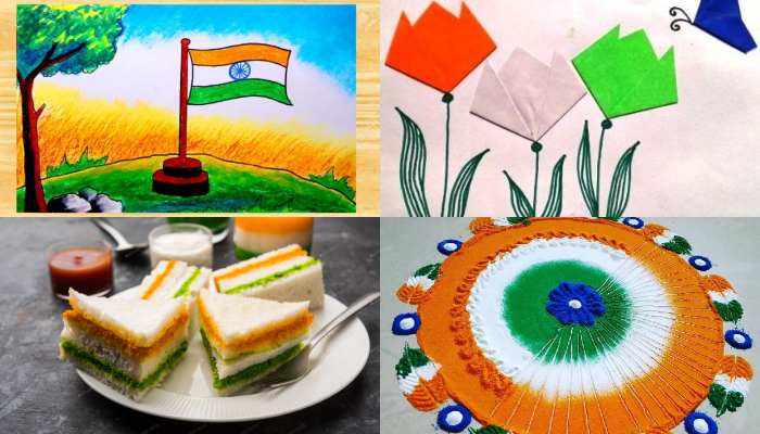 ट्रायकलर फूड (tricolour food)