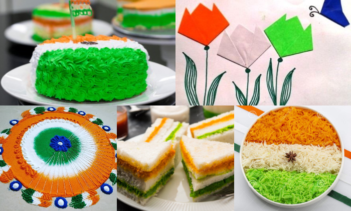 ट्रायकलर फूड (tricolour food)