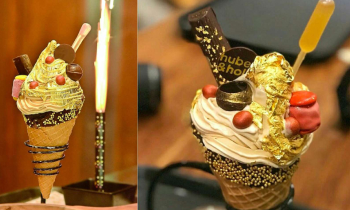 Viral Gold Ice Cream