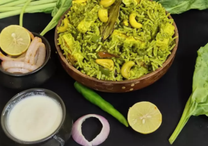 Palak Biryani Recipe in Hindi