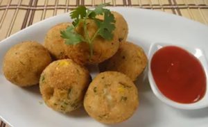 Sooji Corn Balls Recipe