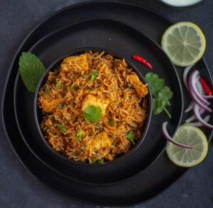 Paneer Makhani Biryani Recipe