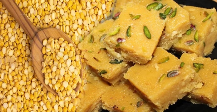 Chana Dal Barfi Recipe