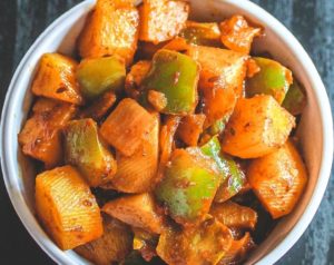 Aloo Shimla Mirch Sabji Recipe