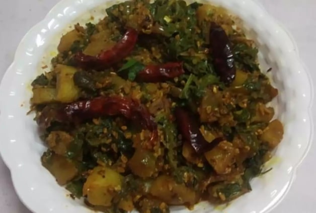 Mooli Patte Ki Sabji Recipe